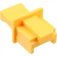 InLine® Tappo antipolvere per presa RJ45, colore: giallo, blister da 100pz.