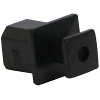InLine® Tappo antipolvere per presa USB-B, nero, confezione da 50pz.