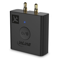InLine® Trasmettitore trasmettitore audio Bluetooth per aereo 5.0, aptX HD / LL