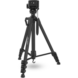 InLine® Treppiede per fotocamere e videocamere, alluminio, nero, max.1,56m