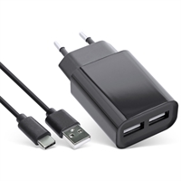 InLine® USB DUO+ Set, adattatore di alimentazione + cavo USB-C