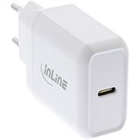 InLine® USB PD Caricabatterie Single USB-C, Rapido, 25W, bianco