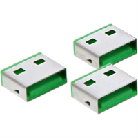 InLine® USB Portblocker Blocchi aggiuntivi per porte USB-A, Set 20pz