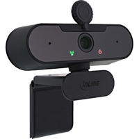 InLine® Webcam FullHD 1920x1080/30Hz con autofocus, cavo di collegamento USB-C