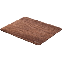InLine® WoodPad, tappetino per mouse in vero legno, noce, 240x200mm