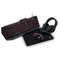 Kit Gaming Atlantis P013-KT410 Triton Tast+Mouse+Cuffie+Tappetino (P013-KT410) *OFFERTA SPECIALE*
