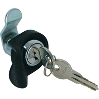 Maniglia con serratura e chiavi per Rack 19