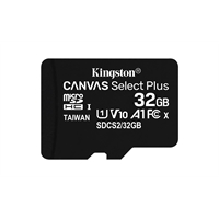 Micro SD (T-Flash) 32GB Class10 100MB/s Adattatore Select+ Kingston (SDCS2/32GB)