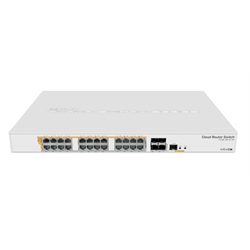 Mikrotik CRS328-24P-4S+RM 24p.Gig POE+ 500W 4p.SFP+ RouterOS/SwitchOS