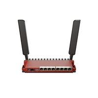 Mikrotik L009UiGS-2HaxD-IN 8p. Gbps; 1 SFP 2.5Gbps; Wifi6 Solo 2.4GHz 512MB; Dual Core 0.8GHz; ROS7;