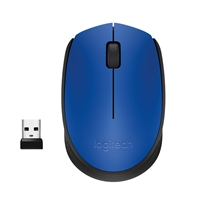 Mouse Logitech Cord. M171 Blue USB (910-004640)