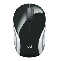 Mouse Logitech Cord. Mini M187 Black USB (910-002731)
