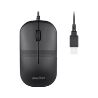Perixx PERIMICE-503 B, mouse impermeabile, USB cablato, nero
