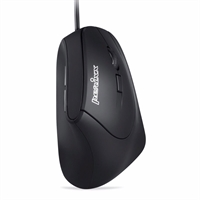 Perixx PERIMICE-515 II, mouse verticale ergonomico, USB, nero