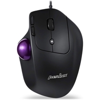 Perixx PERIMICE-520, mouse trackball ergonomico con cavo, Win regolabile