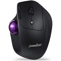 Perixx PERIMICE-720, Bluetooth, mouse trackball ergonomico, wireless, nero