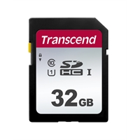 Secure Digital 32GB 300S UHS-I U1 Transcend (TS32GSDC300S)