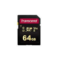 Secure Digital 64GB 700S HC C3 UHS-II Transcend (TS64GSDC700S)