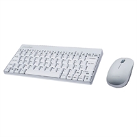 Set Mouse & Mini Keyboard, Tastiera Layout TEDESCO Perixx PERIDUO-712 DE, bianca