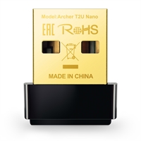 Wirel. USB Archer T2U Nano AC600 Dual Band, USB2.0, Nano Size (ARCHER T2U NANO)-60*30/04*