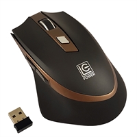 Wireless Mouse, ottico, 1000/1500/2000dpi, USB receiver, nero, LC-Power m800BW