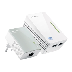 Wireless N Powerline TP-Link WPA4220KIT 300M,AV600,QoS,2P Et 1xPA4010+1xWPA4220 (TL-WPA4220KIT)-24*3