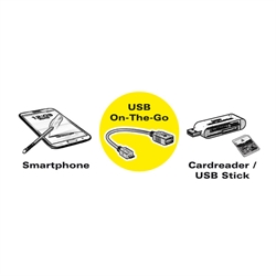 Cavo Micro USB A/F 2.0 0,15m Type USB A/F-Micro B/M (11.02.8311-25)