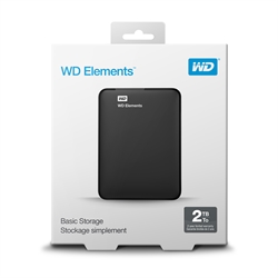 HD USB 3.0 2TB 2,5 WD ELEMENTS SE Black (WDBU6Y0020BBK-WESN) *OFFERTA SPECIALE*
