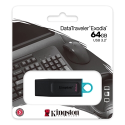 Kingston DataTraveller DTX USB3.2 64GB Exodia Black (DTX/64GB)