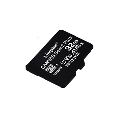 Micro SD Kingston 32GB Class10 100MB/s Select+ con Adattatore SD (SDCS2/32GB)