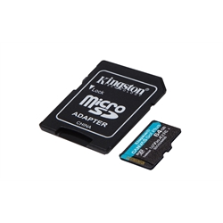 Micro SD Kingston 64GB U3 UHS-I 170MB Select GO+ con Adattatore SD(SDCG3/64GB)