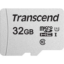 Micro SD (T-Flash) 32GB 300S UHS-I U1 Transcend con adattatore(TS32GUSD300S-A)