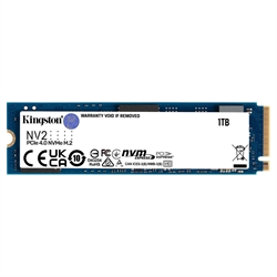 NVMe M.2 1TB (2280) Kingston NV2 PCIe-4.0x4 R:3500M W:2100M (SNV2S/1000G)