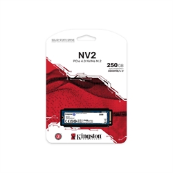 NVMe M.2 250GB (2280) Kingston NV2 PCIe-4.0x4 R:3000M W:1300M (SNV2S/250G)