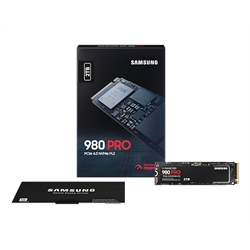 NVMe M.2 2TB (2280) Samsung 980 PRO PCIe-4.0 x4 R:7000M W:5100M(MZ-V8P2T0BW)