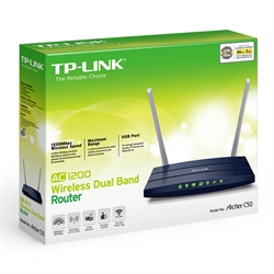 .Wirel Router TP-Link Archer C50 AC1200 DB,4xP. LAN,1xWAN, 2xAnt. Est.Fix. (Archer C50)-10*30/04*