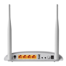 Wirel. Router TP-Link W9970 VDSL2/ADSL2 300M, Switch 4P Fast,1P, USB 2.0,2xAnt.Ext.Fix- 20